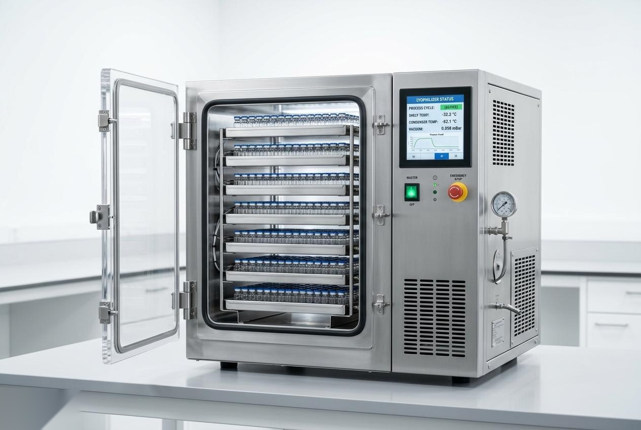 Lyophilization freeze dryer systems